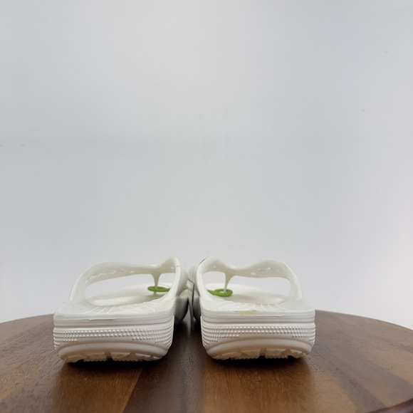 New Mens Crocs Classic White Iconic‎ Comfort Platform Flip Flops Sandals Size 12 main image 6